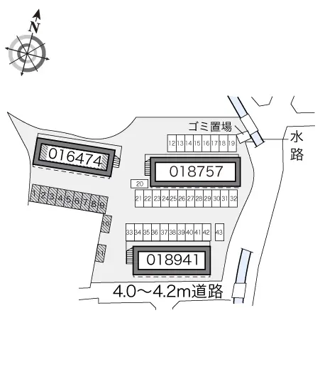 ★手数料０円★鳥栖市宿町 月極駐車場